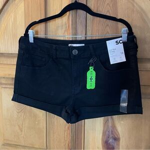 SO - Goods for Life - NWT Black Low Rise Shortie Shorts, with Stretch! Size 16